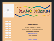 Tablet Screenshot of manomuzeum.smmi.hu